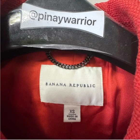 Banana Republic Red Double-Breasted Women's Jacket XS - Picture 2 of 12